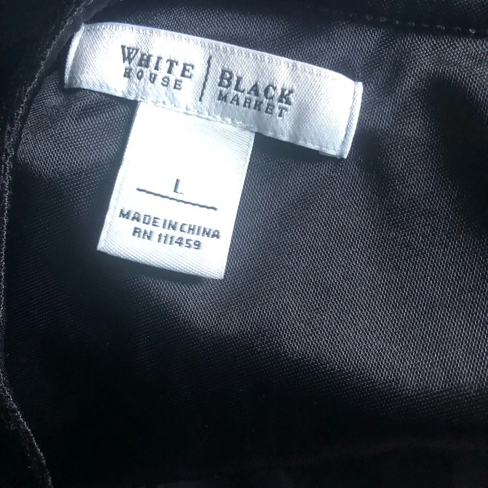 White House Black Market Top Blouse Size L - Picture 5 of 6